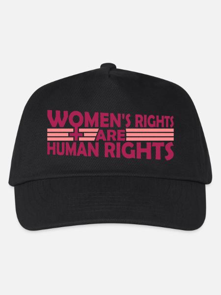 womens rights Feminist Zitat - Kinder Basecap - Schwarz