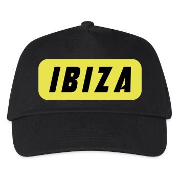 Ibiza Urlaub - Kinder Basecap - Schwarz - Vorne