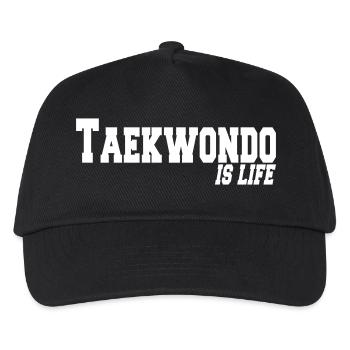 taekwondo is life - Kids’ Baseball Cap - black - Front