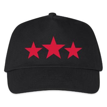 stars - star - Kids’ Baseball Cap - black - Front
