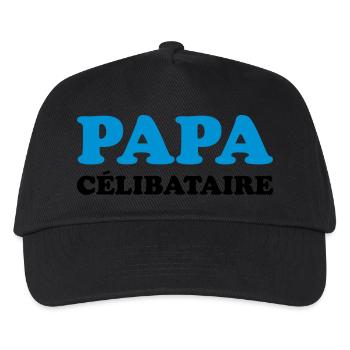 Single Dad - Kids’ Baseball Cap - black - Front