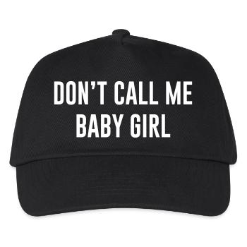 Don't call me babygirl - Casquette de baseball Enfant - noir - Devant