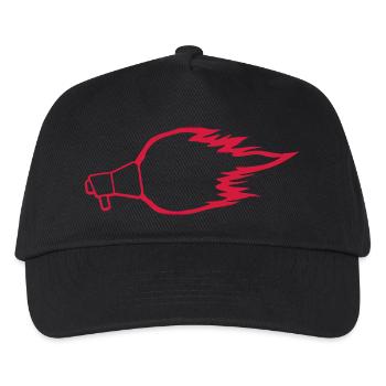 Hot Speech Fire Megaphone - Casquette de baseball Enfant - noir - Devant