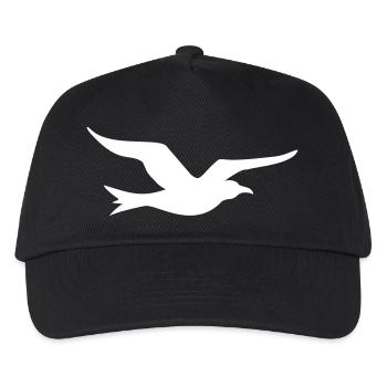Seagull from the coast Gift - Kids’ Baseball Cap - black - Front