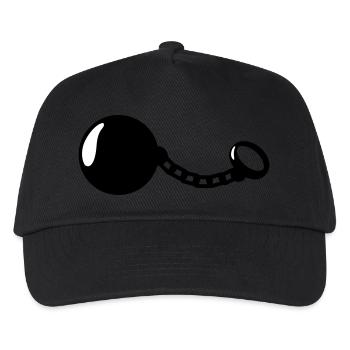 Prison Ball - Casquette de baseball Enfant - noir - Devant