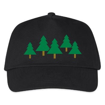 forest_f2 - Kids’ Baseball Cap - black - Front
