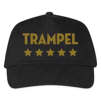 Trampel Tollpatscherin Tollpatsch Schnitzer Freund - Kinder Basecap - Schwarz - Vorne