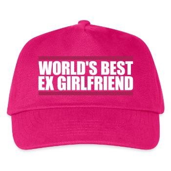 World's Best Ex Girlfriend - Kids’ Baseball Cap - fuchsia - Front