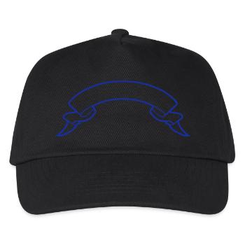 Banderole 01 - Kids’ Baseball Cap - black - Front