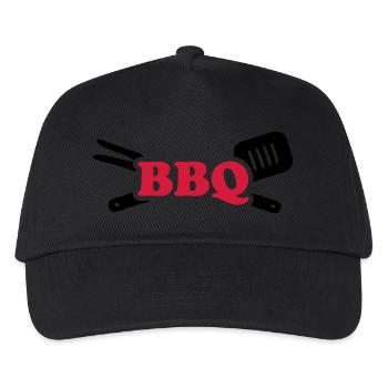 BBQ - Kinder Basecap - Schwarz - Vorne