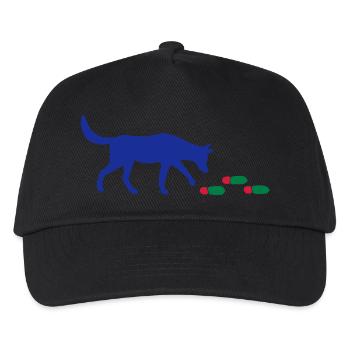 Mantra parter with track - Kids’ Baseball Cap - black - Front