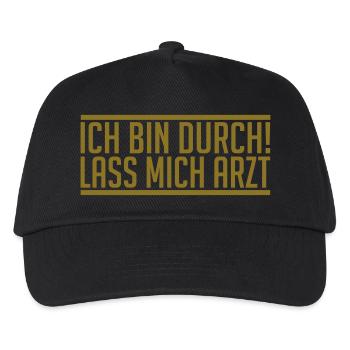 Arzt - Kinder Basecap - Schwarz - Vorne