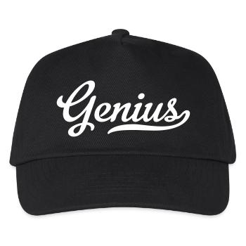 genius - Kinder Basecap - Schwarz - Vorne