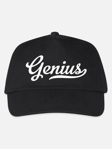 genius - Kinder Basecap - Schwarz