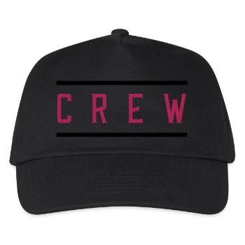 crew - Kinder Basecap - Schwarz - Vorne
