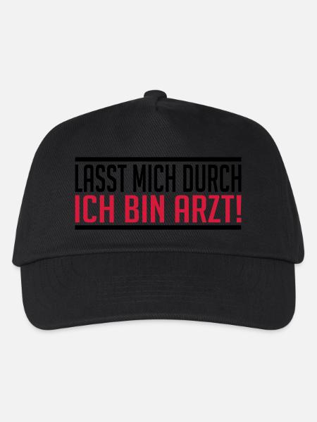 Arzt - Kinder Basecap - Schwarz