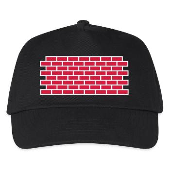 Wall - Kinder Basecap - Schwarz - Vorne