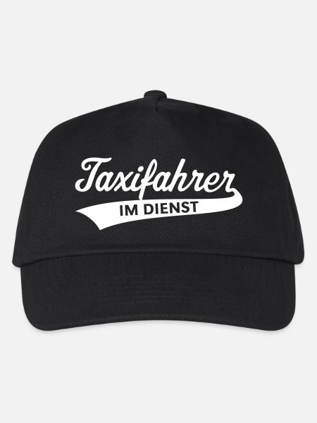 Taxifahrer Im Dienst! (Taxi / Allzeit Bereit) - Kinder Basecap - Schwarz