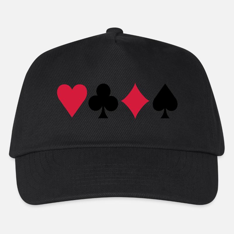Poker Signs - Kinder Basecap - Schwarz