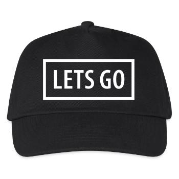 Lets Go Sport Motivation - Kids’ Baseball Cap - black - Front