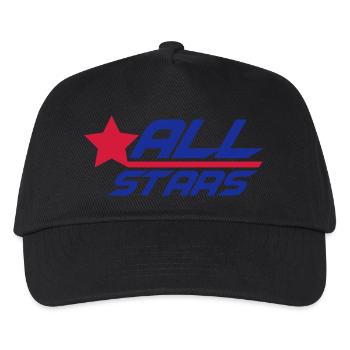 Cool Allstars Logo Design - Kids’ Baseball Cap - black - Front