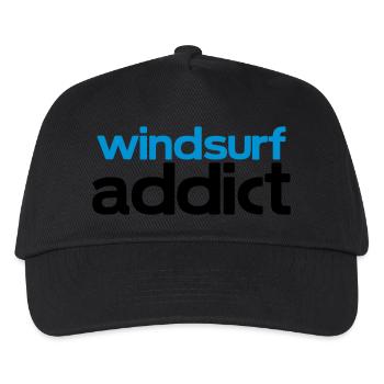 windsurf addict - Kids’ Baseball Cap - black - Front