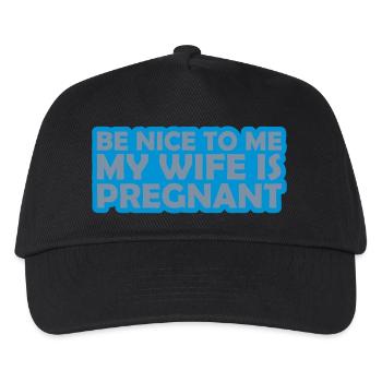 ma femme est enceinte - Casquette de baseball Enfant - noir - Devant
