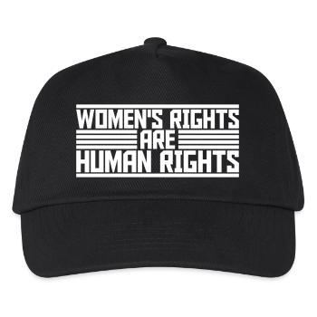 womens rights Feminist Zitat - Kinder Basecap - Schwarz - Vorne
