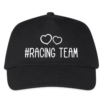Racing Team Heart - Kids’ Baseball Cap - black - Front