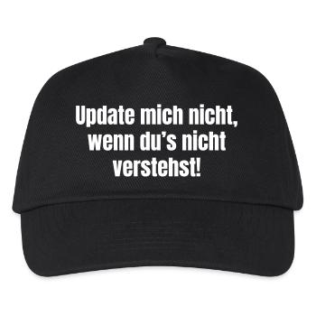 Ne me mettez pas à jour si vous ne comprenez pas ! - Casquette de baseball Enfant - noir - Devant