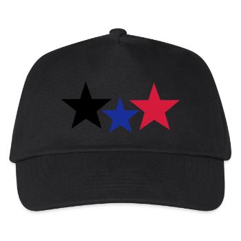 Stars - Kinder Basecap - Schwarz - Vorne