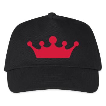 Crown - Kids’ Baseball Cap - black - Front