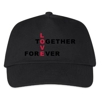 Amour toujours ensemble - Casquette de baseball Enfant - noir - Devant