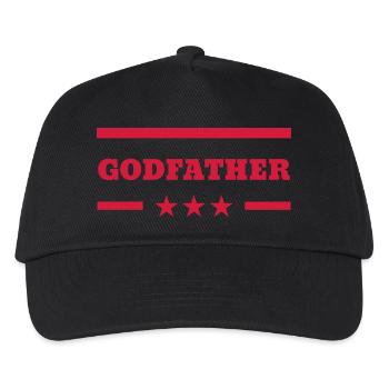 Patin / Pate / Patentochter / Patensohn - Kinder Basecap - Schwarz - Vorne