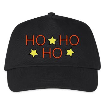 HO HO HO II - Kids’ Baseball Cap - black - Front