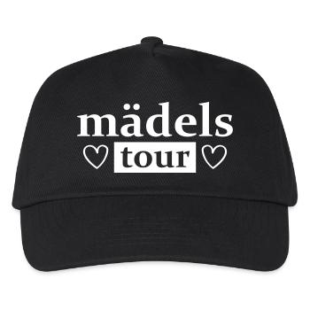 Mädels Tour Herz - Kinder Basecap - Schwarz - Vorne