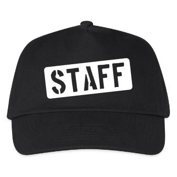 Staff - Kinder Basecap - Schwarz - Vorne