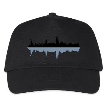 Skyline Bielefeld - Kinder Basecap - Schwarz - Vorne