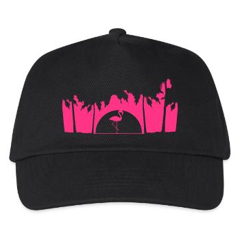 holiday palm trees Miami holiday sun summer island sea - Kids’ Baseball Cap - black - Front