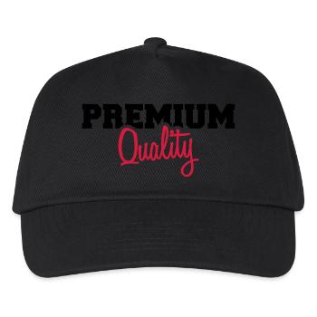 Cool Premium Quality Design - Kinder Basecap - Schwarz - Vorne