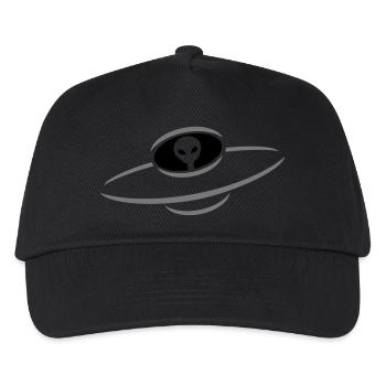 Alien UFO space ship - Casquette de baseball Enfant - noir - Devant