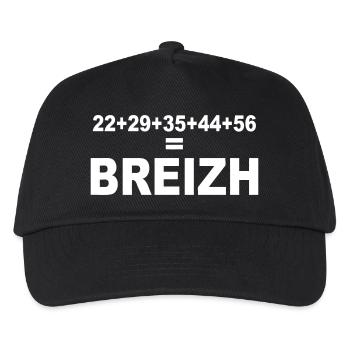 pays breton - Casquette de baseball Enfant - noir - Devant