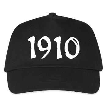 1910_vec_1de - Kinder Basecap - Schwarz - Vorne