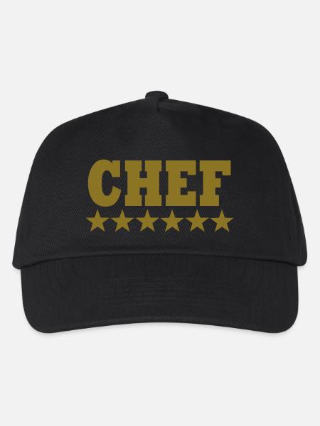 Chef - Kinder Basecap - Schwarz