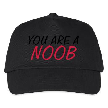 Geek - Kinder Basecap - Schwarz - Vorne