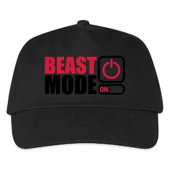 Beast Mode On Power An - Kinder Basecap - Schwarz - Vorne