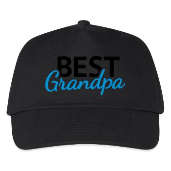Best Grandpa - Kinder Basecap - Schwarz - Vorne