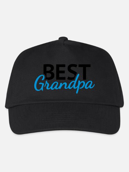 Best Grandpa - Kinder Basecap - Schwarz