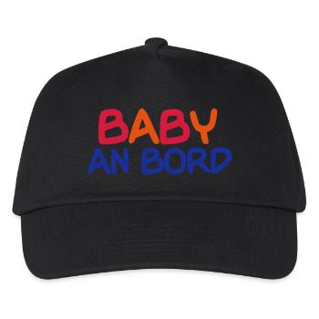 Baby - Kinder Basecap - Schwarz - Vorne