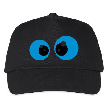 eyes - Kids’ Baseball Cap - black - Front